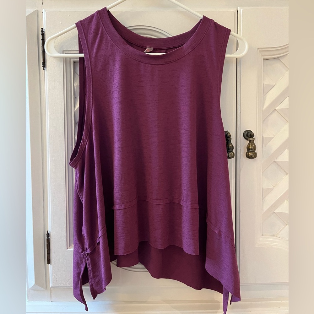 FP Movement Tempo Tank by Free People color Deep Mulberry